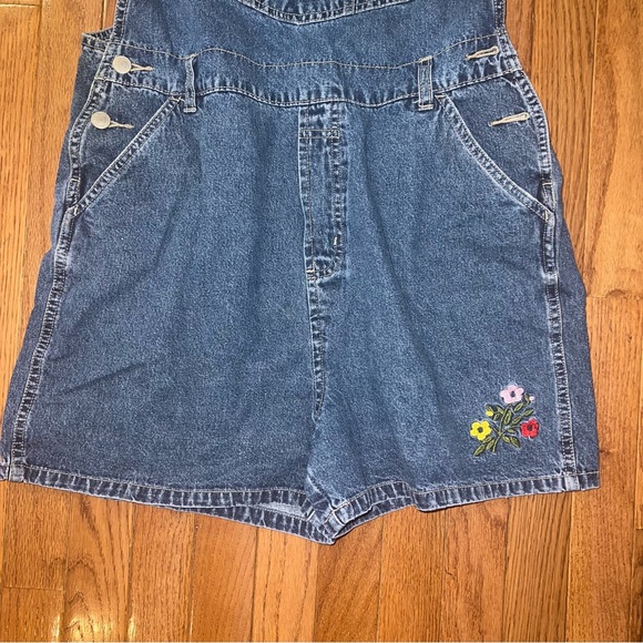 Juniors denim short overalls - Picture 4 of 4